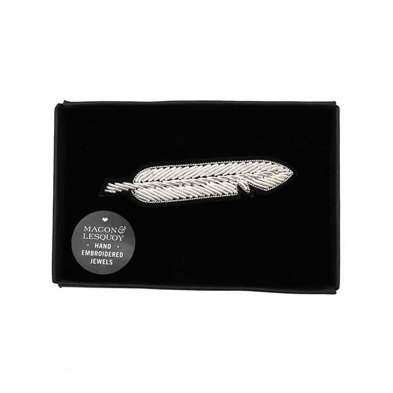 M&amp;L Feather Brooch
